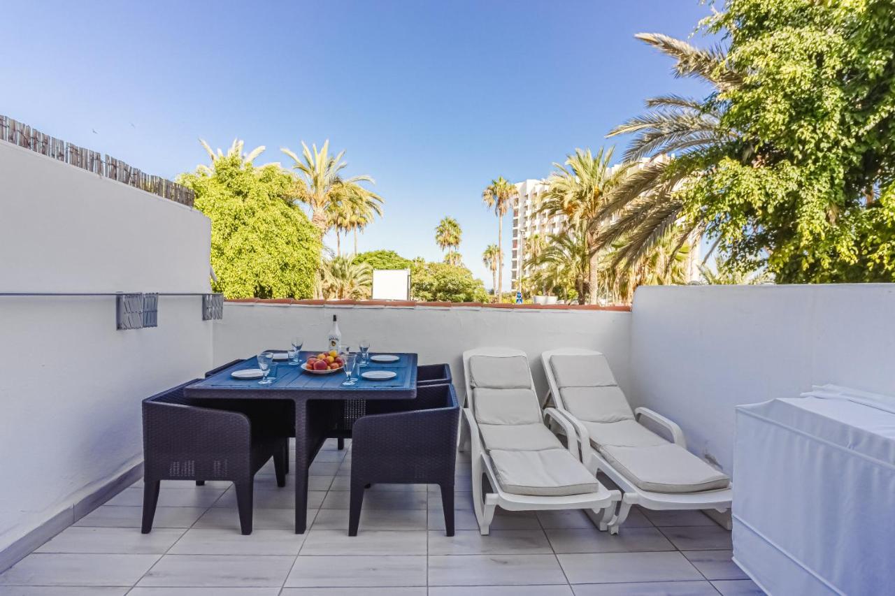 Fantastic Large Studio In Front Of Beach Heated Pool Wifi Arona  Exterior foto