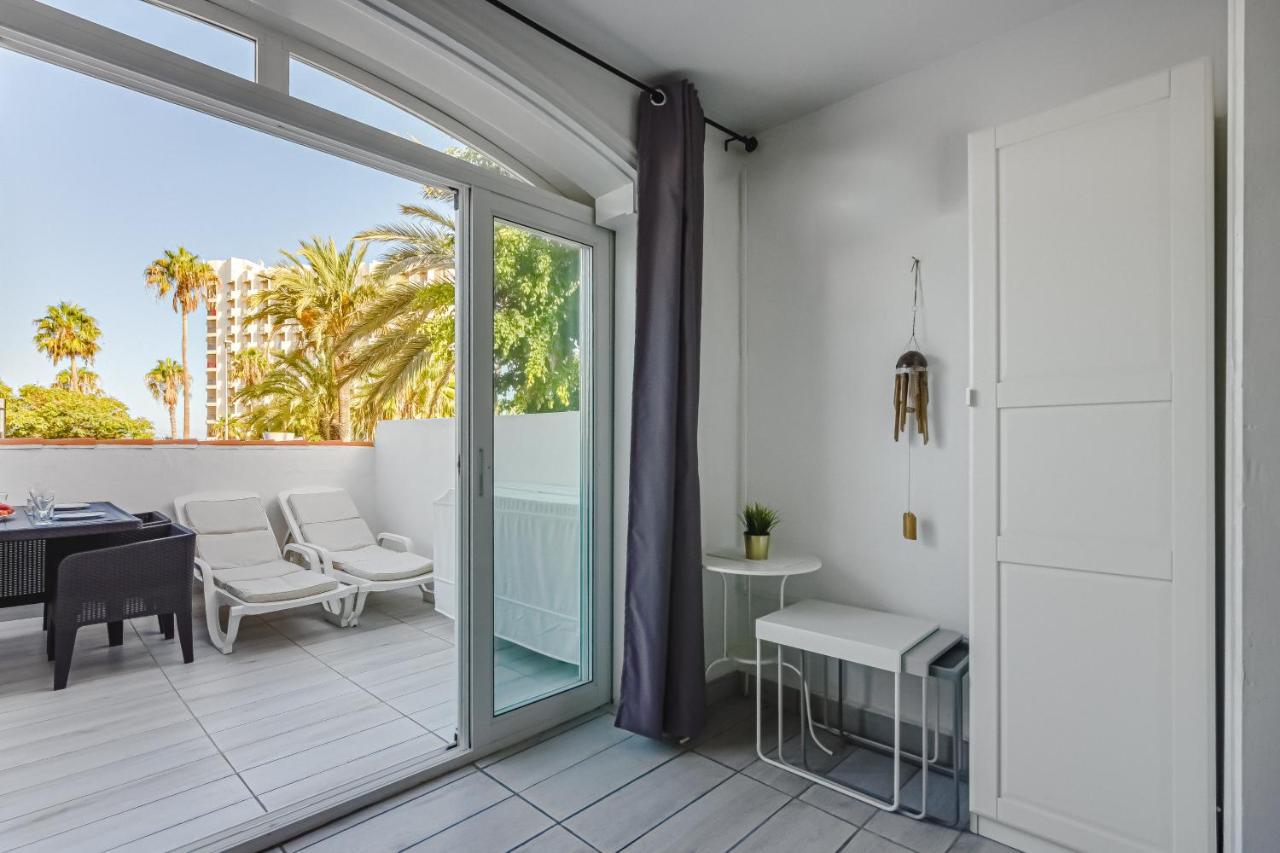 Fantastic Large Studio In Front Of Beach Heated Pool Wifi Arona  Exterior foto