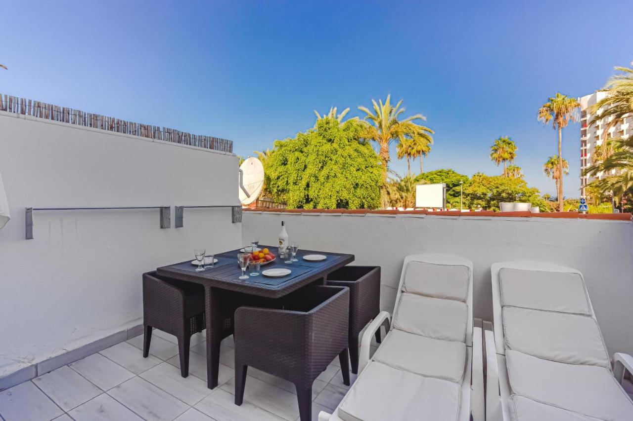 Fantastic Large Studio In Front Of Beach Heated Pool Wifi Arona  Exterior foto